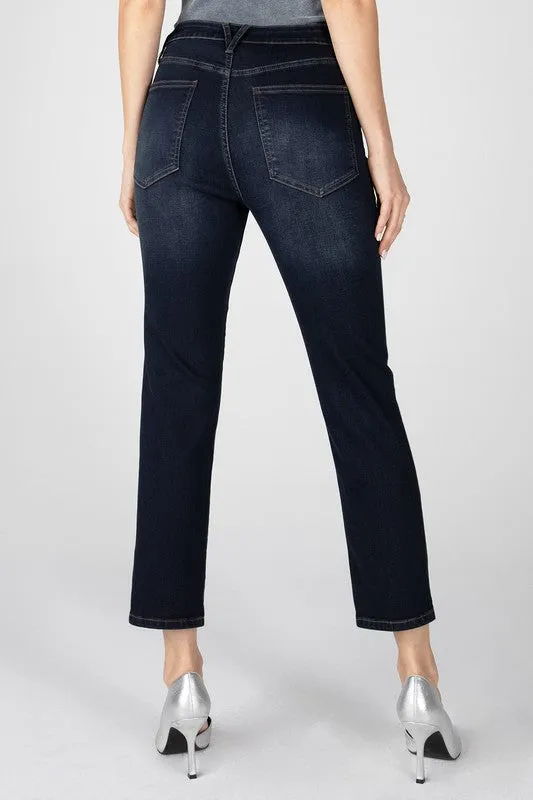 Ashley High Rise Crop Bootcut Denim