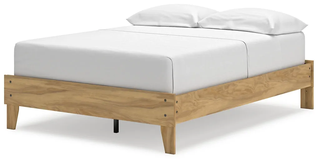 Bermacy Full Platform Bed with Dresser