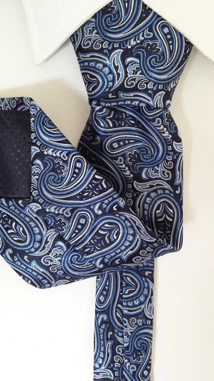 Blue Paisley Tie