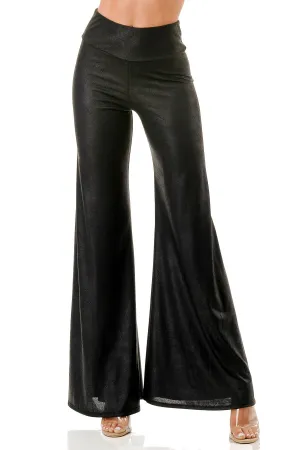 Brynn Pleather Palazzo Pants