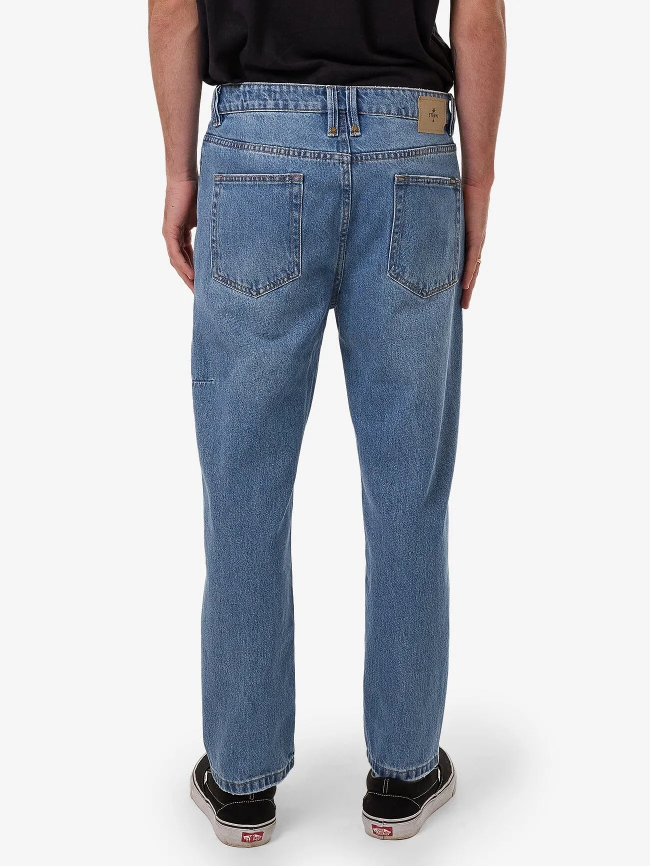 Chopped Denim Jean - Dark Dust Blue