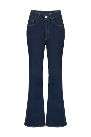 Colette Wide Leg Dark Denim Jeans