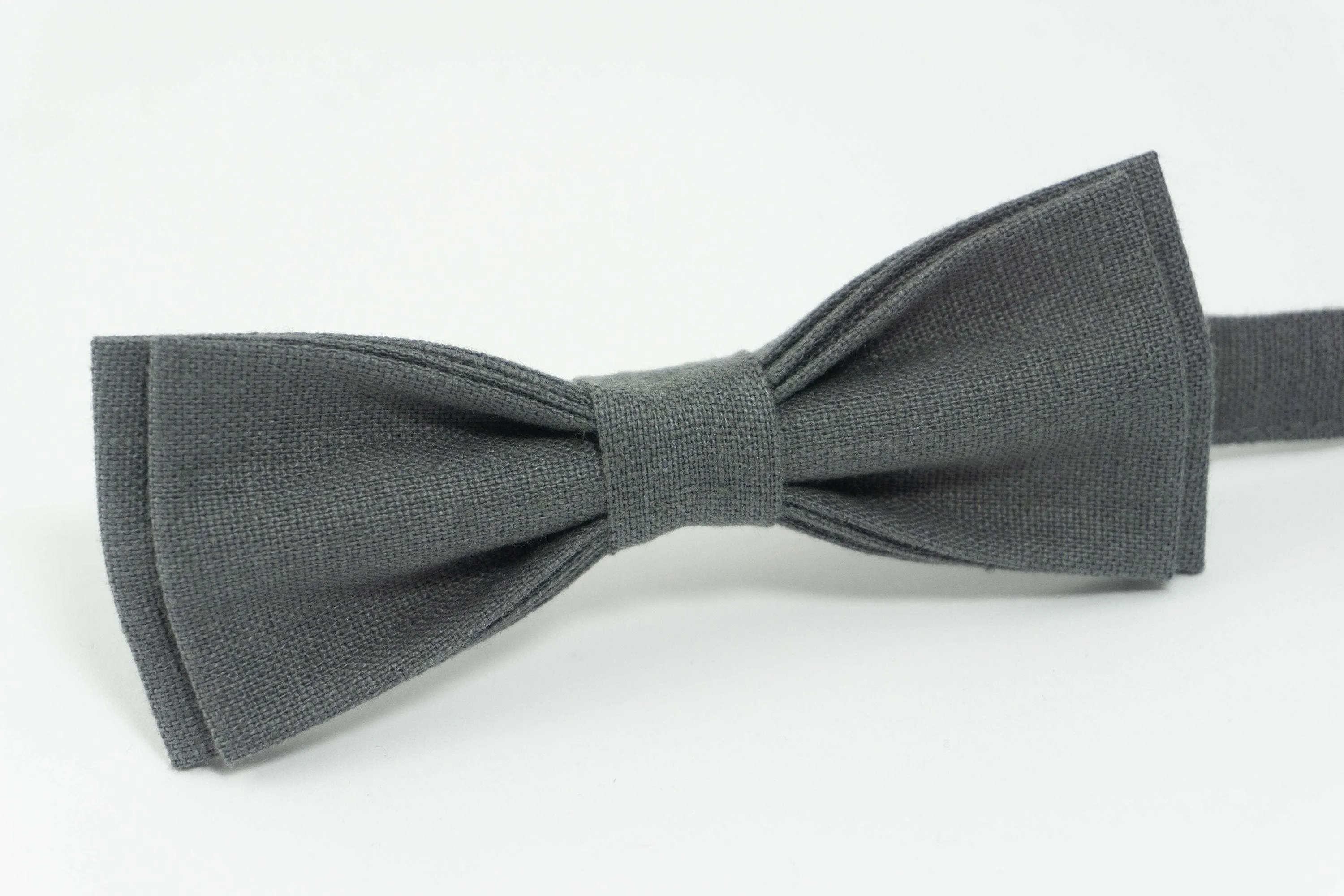 Dark Gray wedding bow tie |  bow ties for men