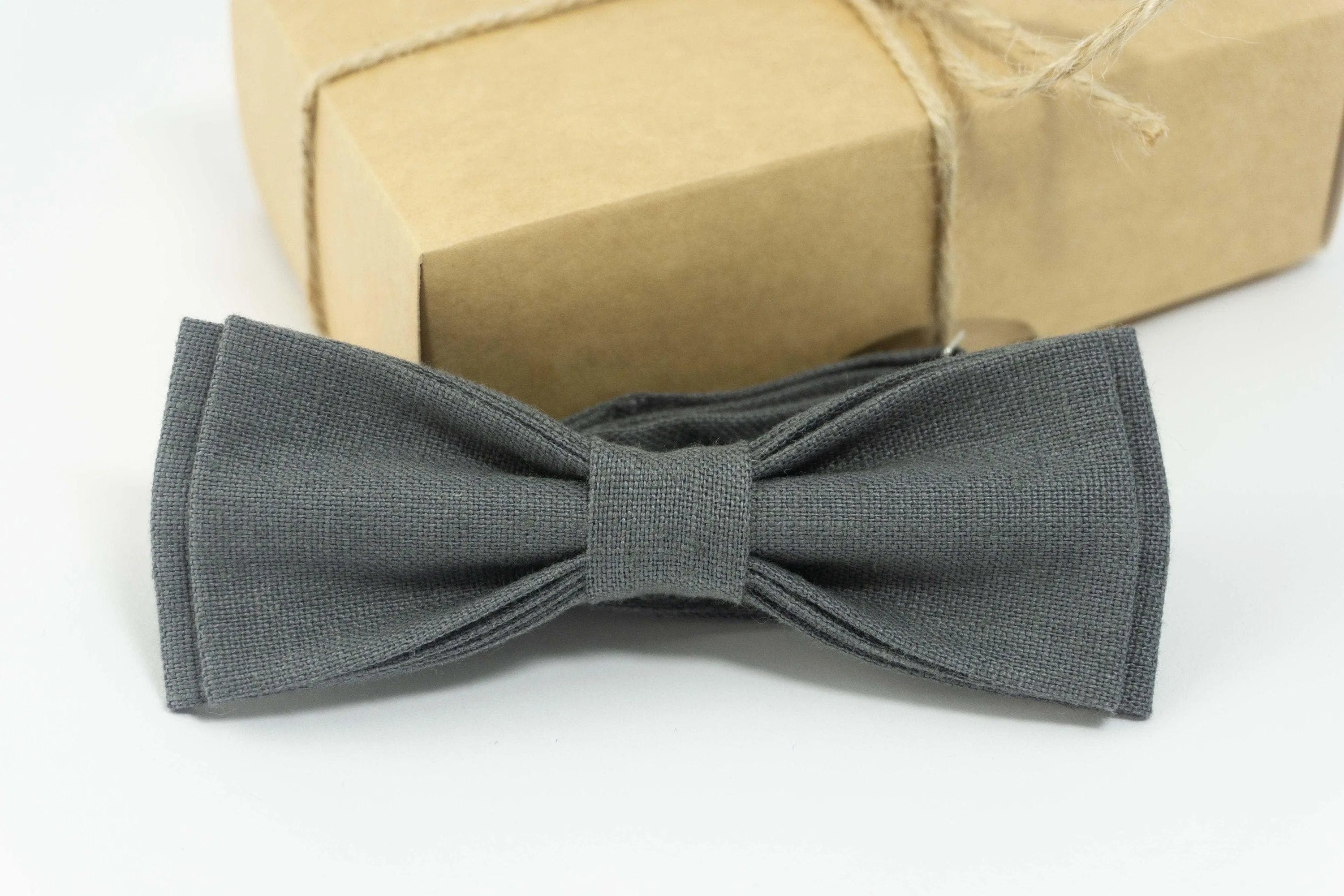 Dark Gray wedding bow tie |  bow ties for men