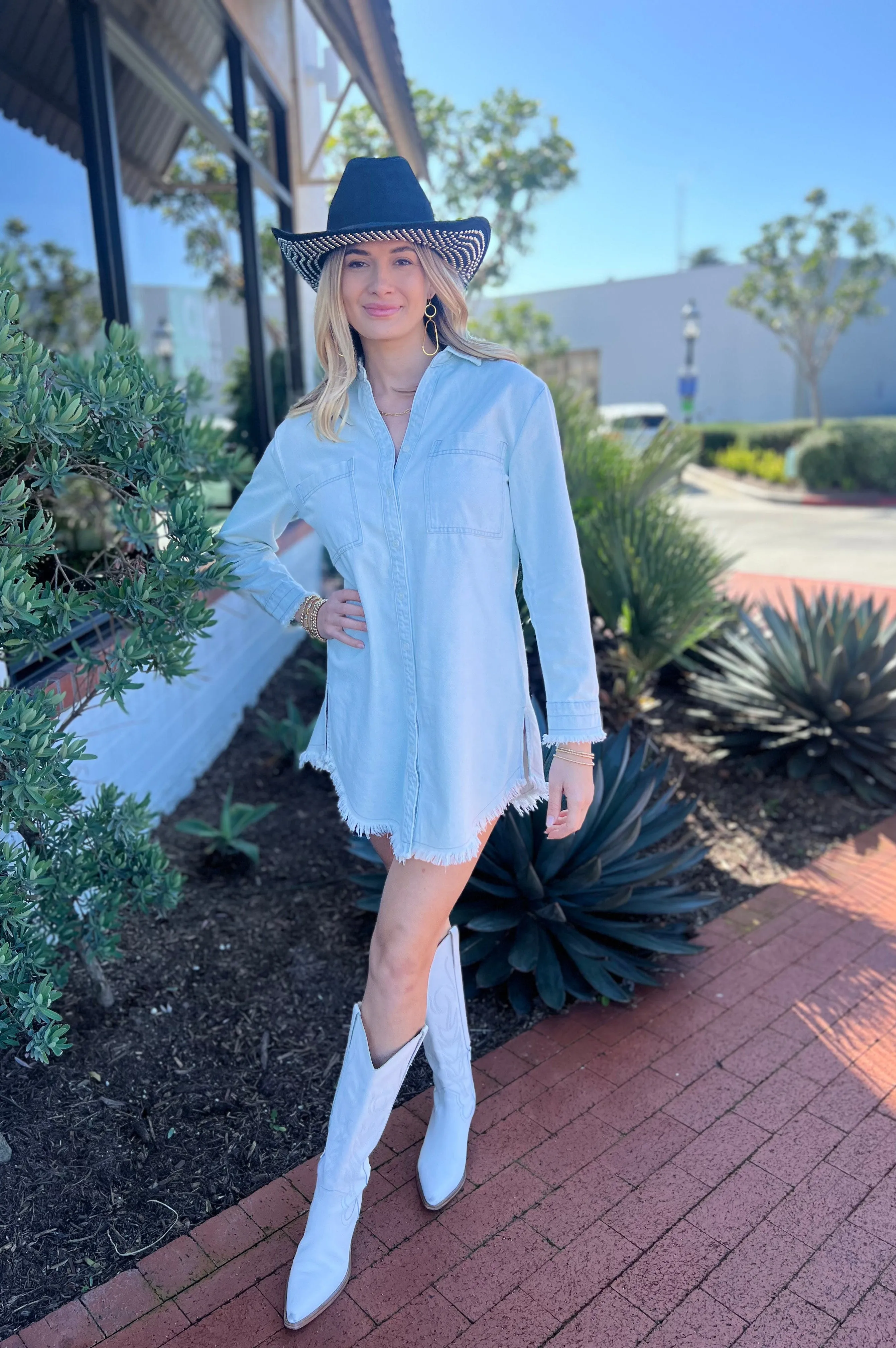 Denim Shirt Dress