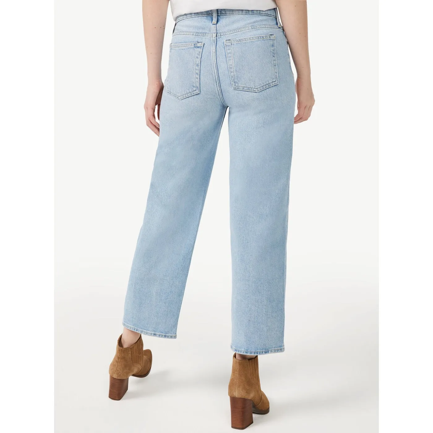 FA Cropped Wide Leg High Jeans