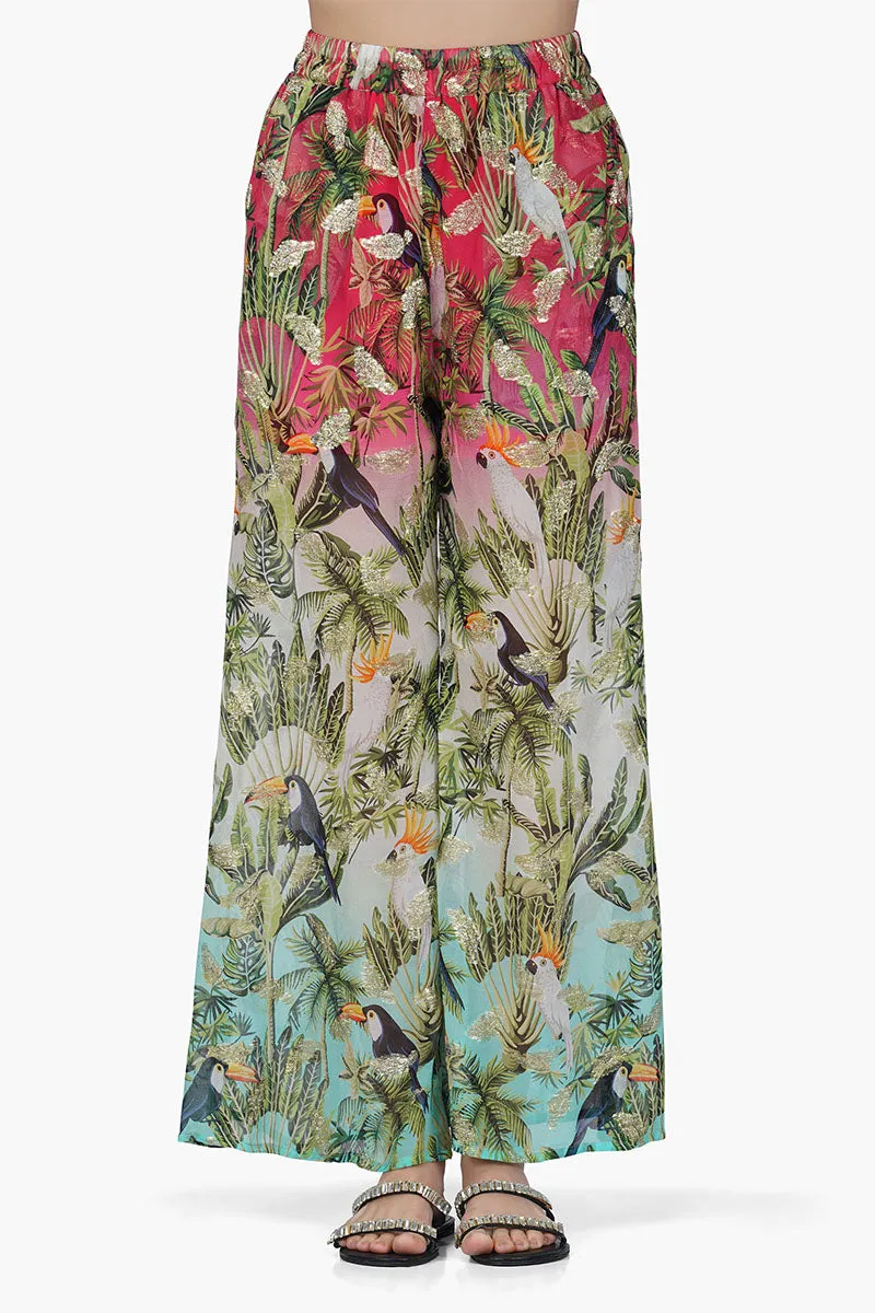 Farm Chirping Birds Printed Pant