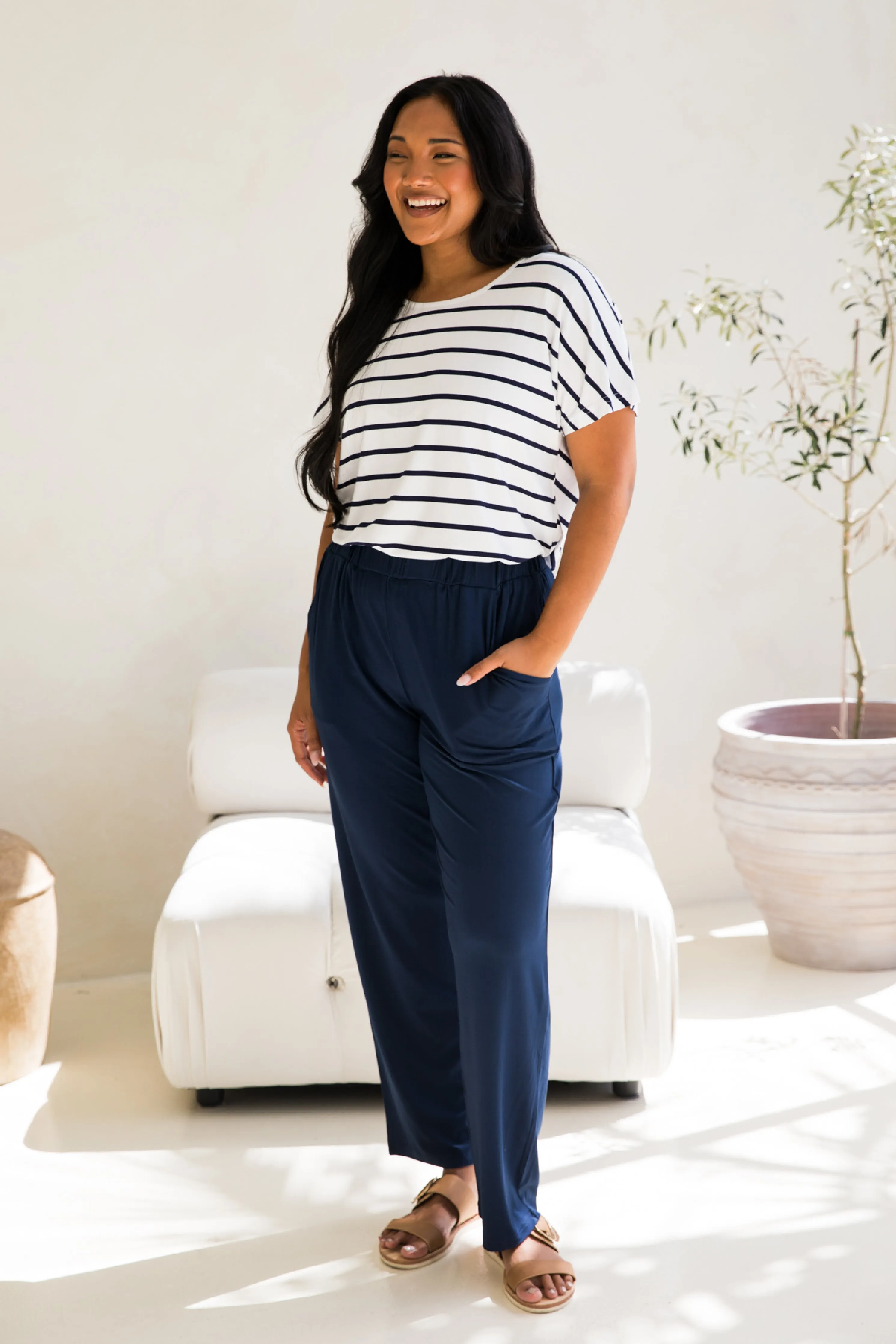 Frankie Pant | Navy