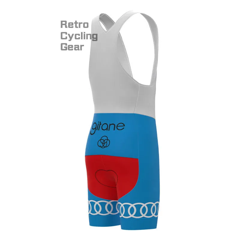 gitane Red Blue Retro Cycling Shorts