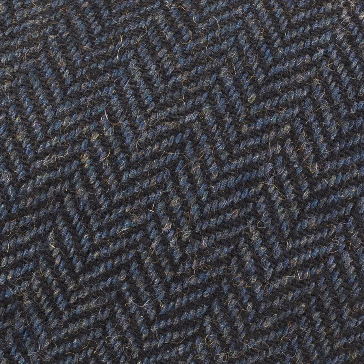 Herringbone Tweed Panel Flat Cap