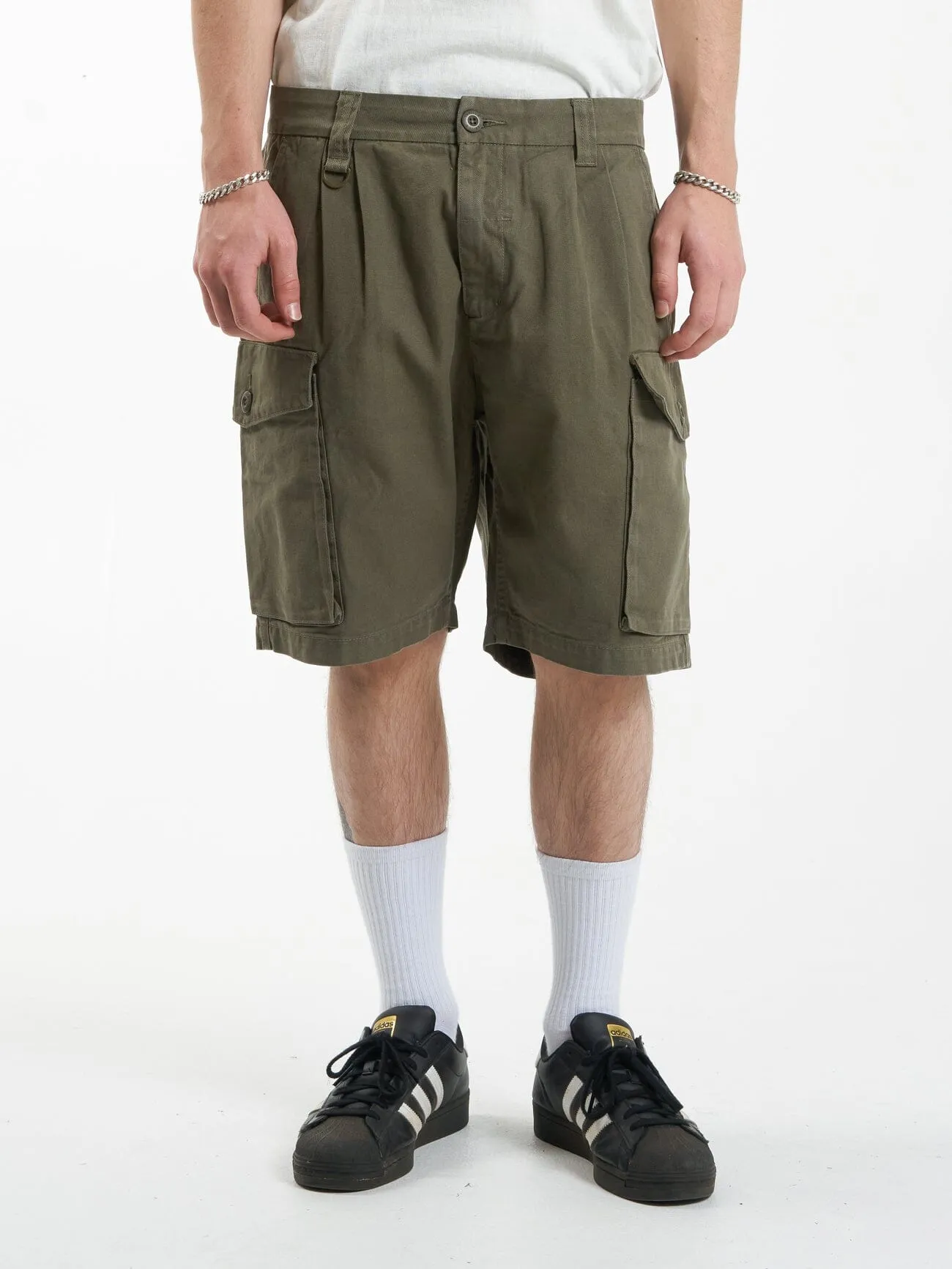 Issued Big Slacker Cargo Short - Mild Army