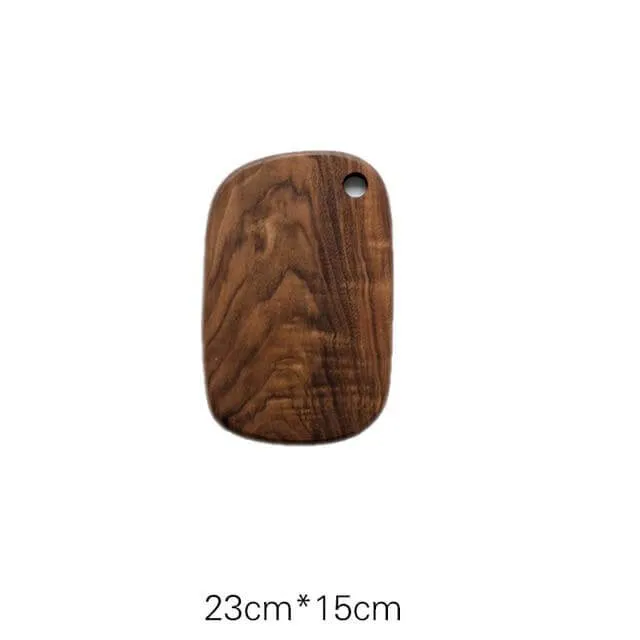 Japanese-style Walnut/Beech special-shaped Solid Wood Cutting Board