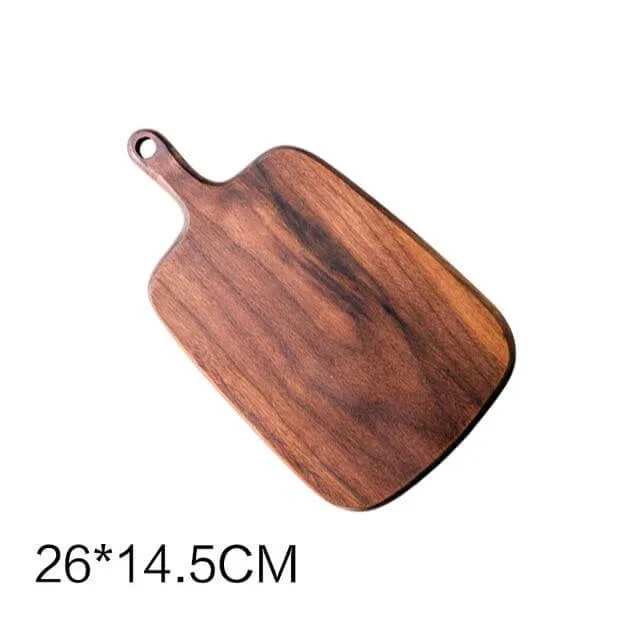 Japanese-style Walnut/Beech special-shaped Solid Wood Cutting Board