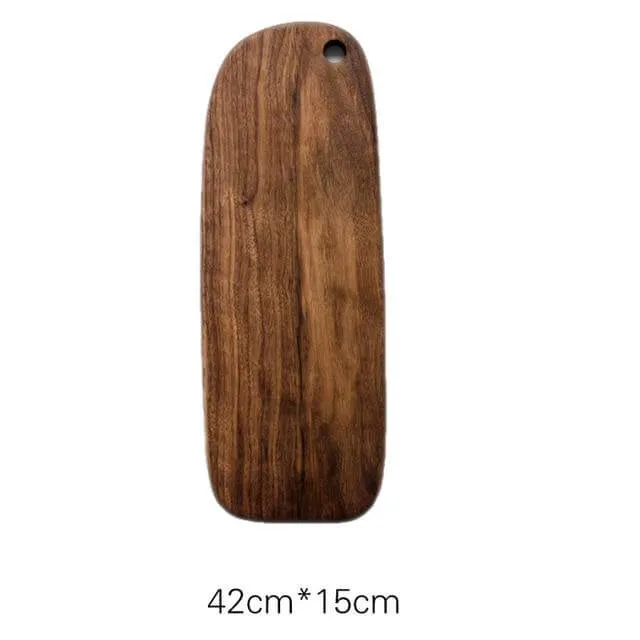 Japanese-style Walnut/Beech special-shaped Solid Wood Cutting Board