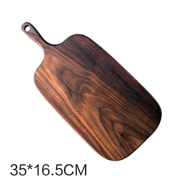 Japanese-style Walnut/Beech special-shaped Solid Wood Cutting Board