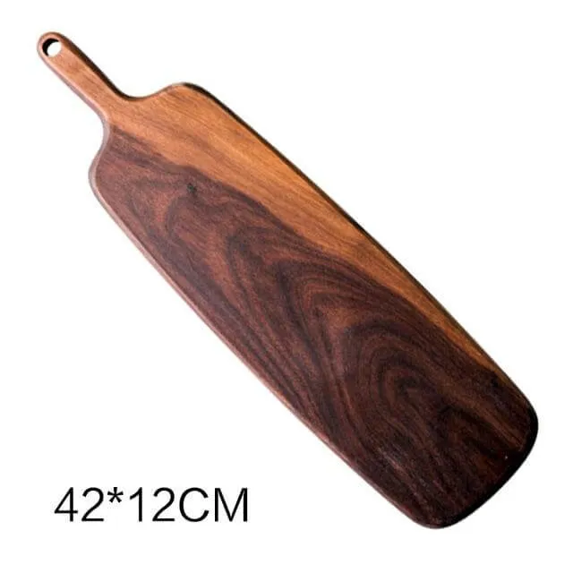 Japanese-style Walnut/Beech special-shaped Solid Wood Cutting Board