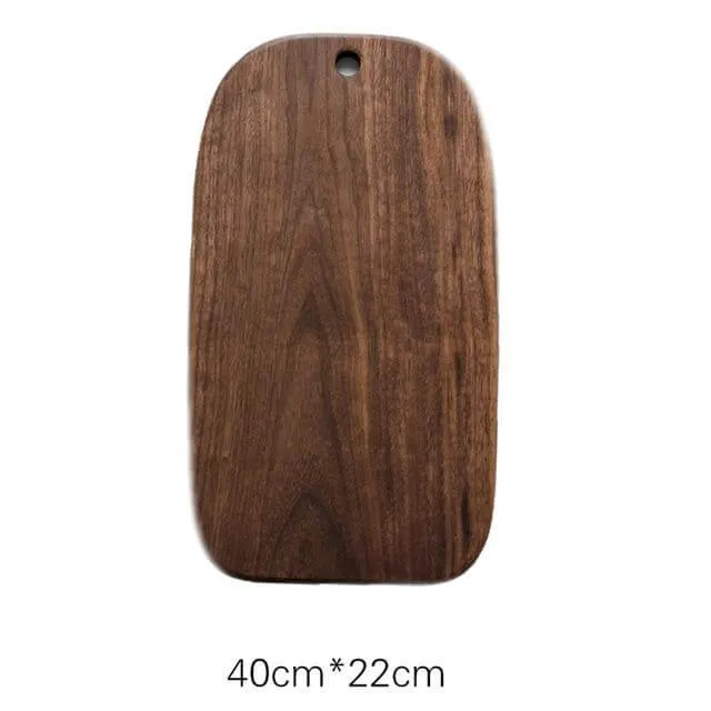 Japanese-style Walnut/Beech special-shaped Solid Wood Cutting Board