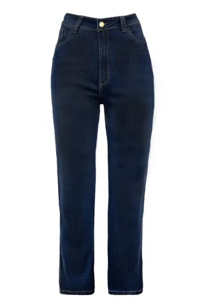 Katya Jeans Dark Denim Blue High Rise