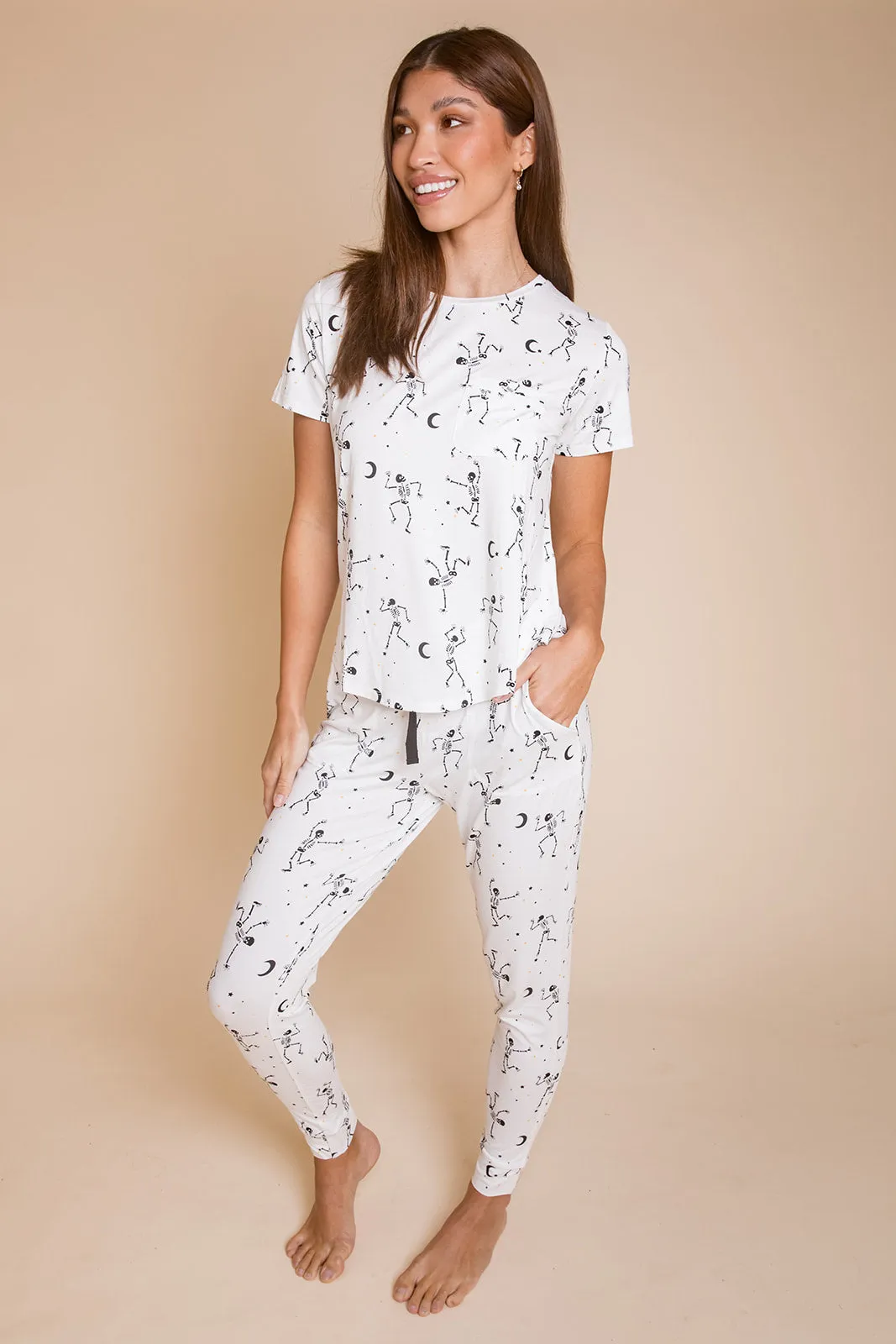 Ladies Jogger Set - SKELETON