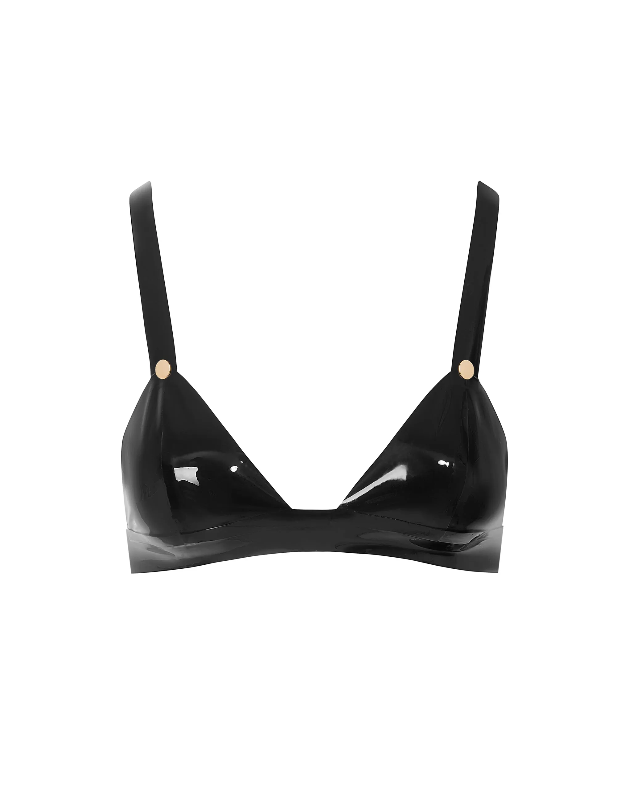 Latex Soft Bra Black