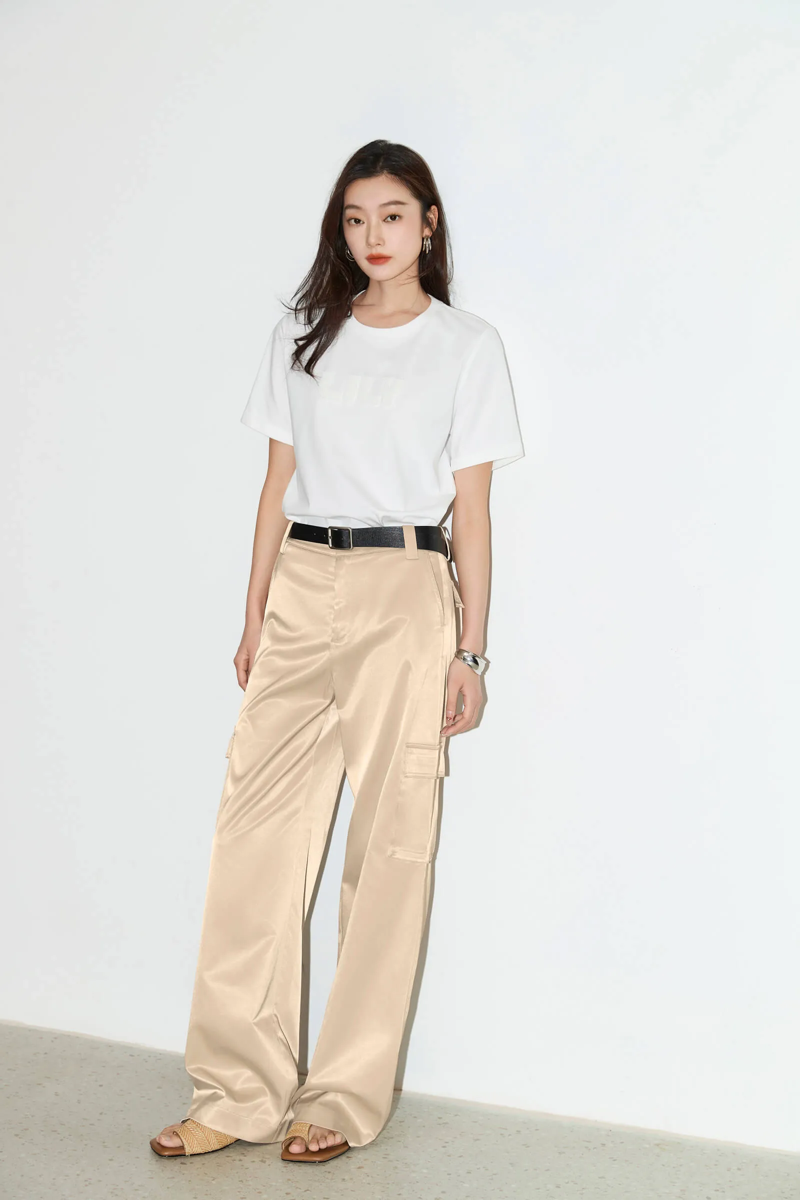 LILY Casual Wide-Leg Cargo Pants