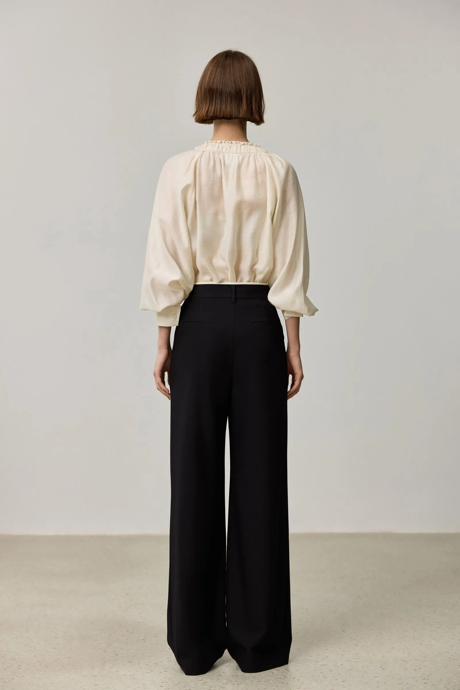 LILY Flowing Wide-Leg Casual Pants