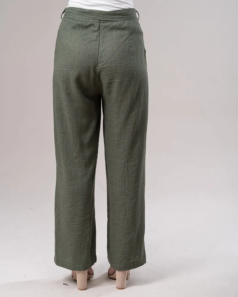 Linen Wide Leg Pants