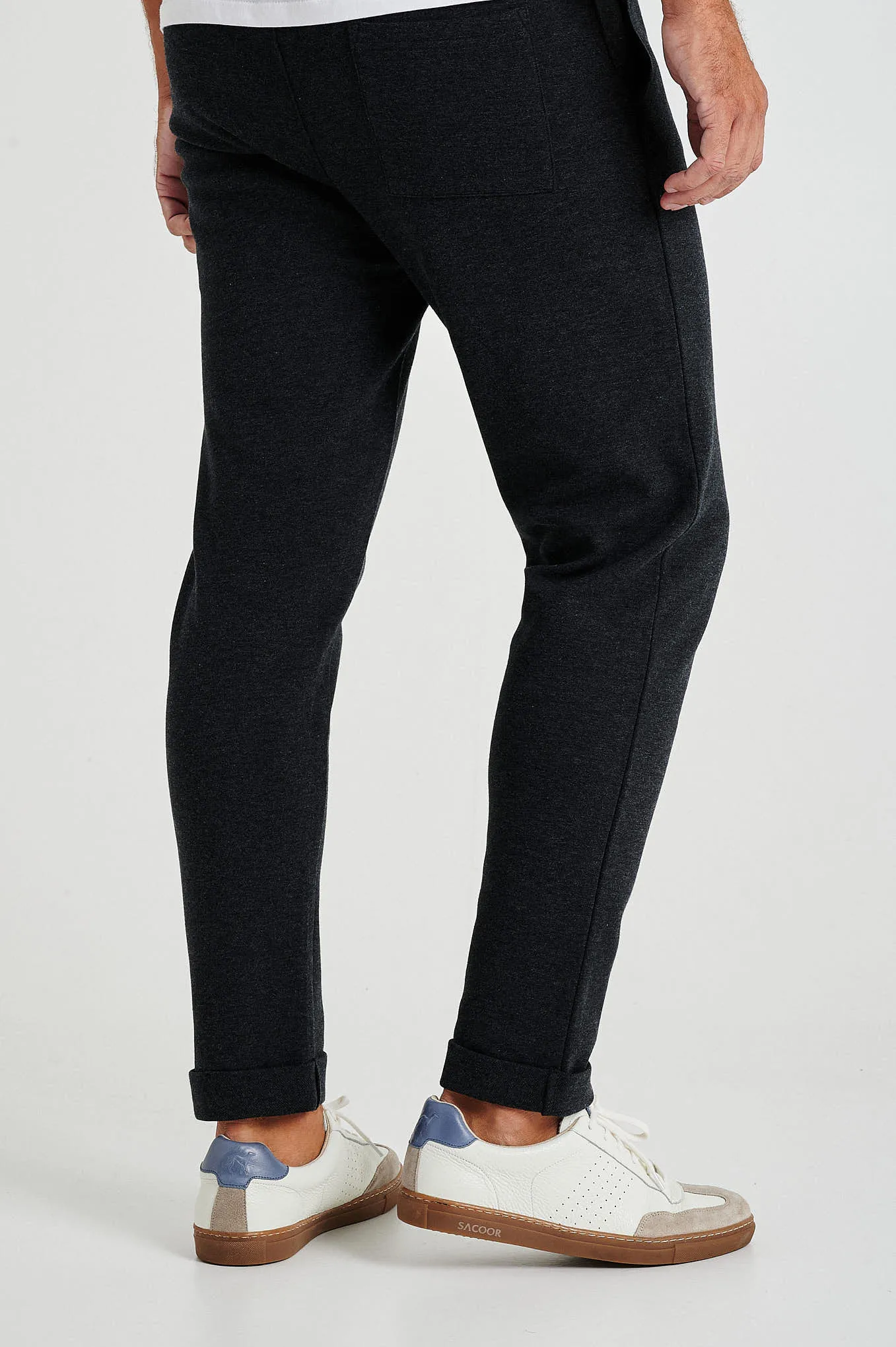 Men's sportswear trousers from organic cotton capsule collection