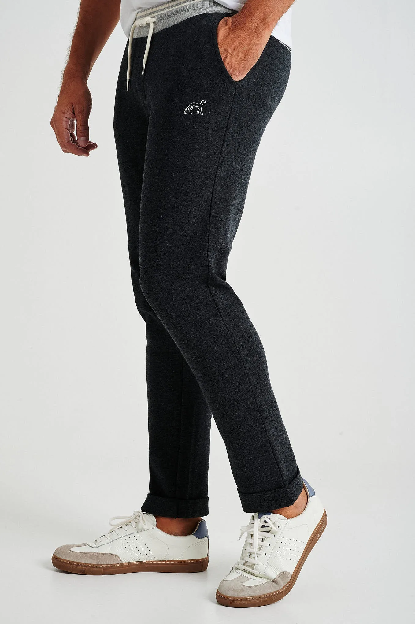 Men's sportswear trousers from organic cotton capsule collection