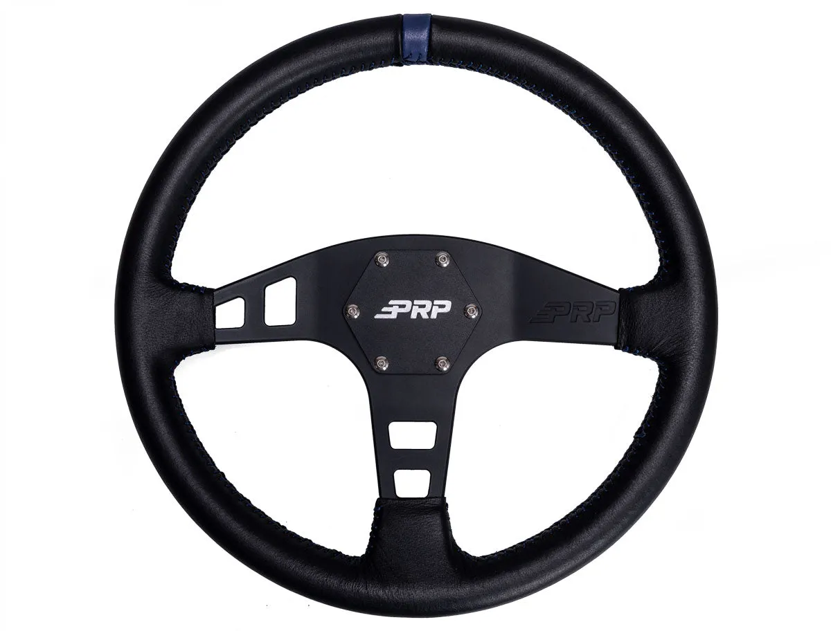 PRP Flat Leather Steering Wheel