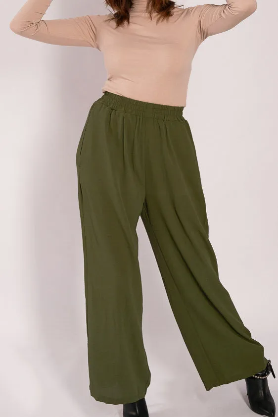 Pubble Wide Leg Pants