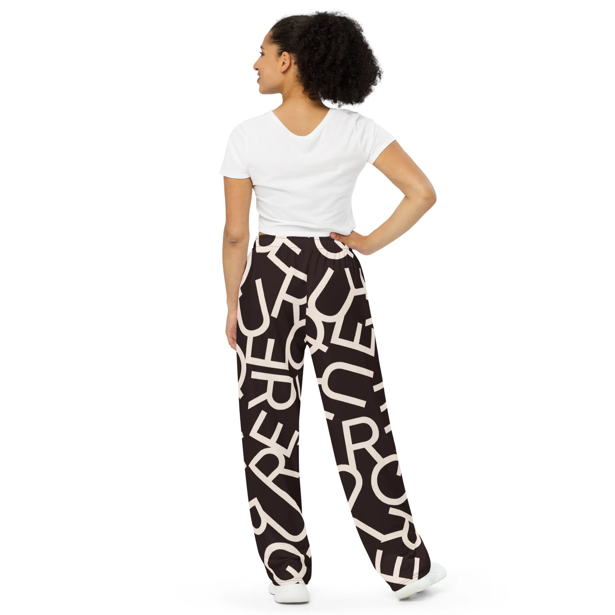 Queer Letters Wide-leg Pants/Trousers