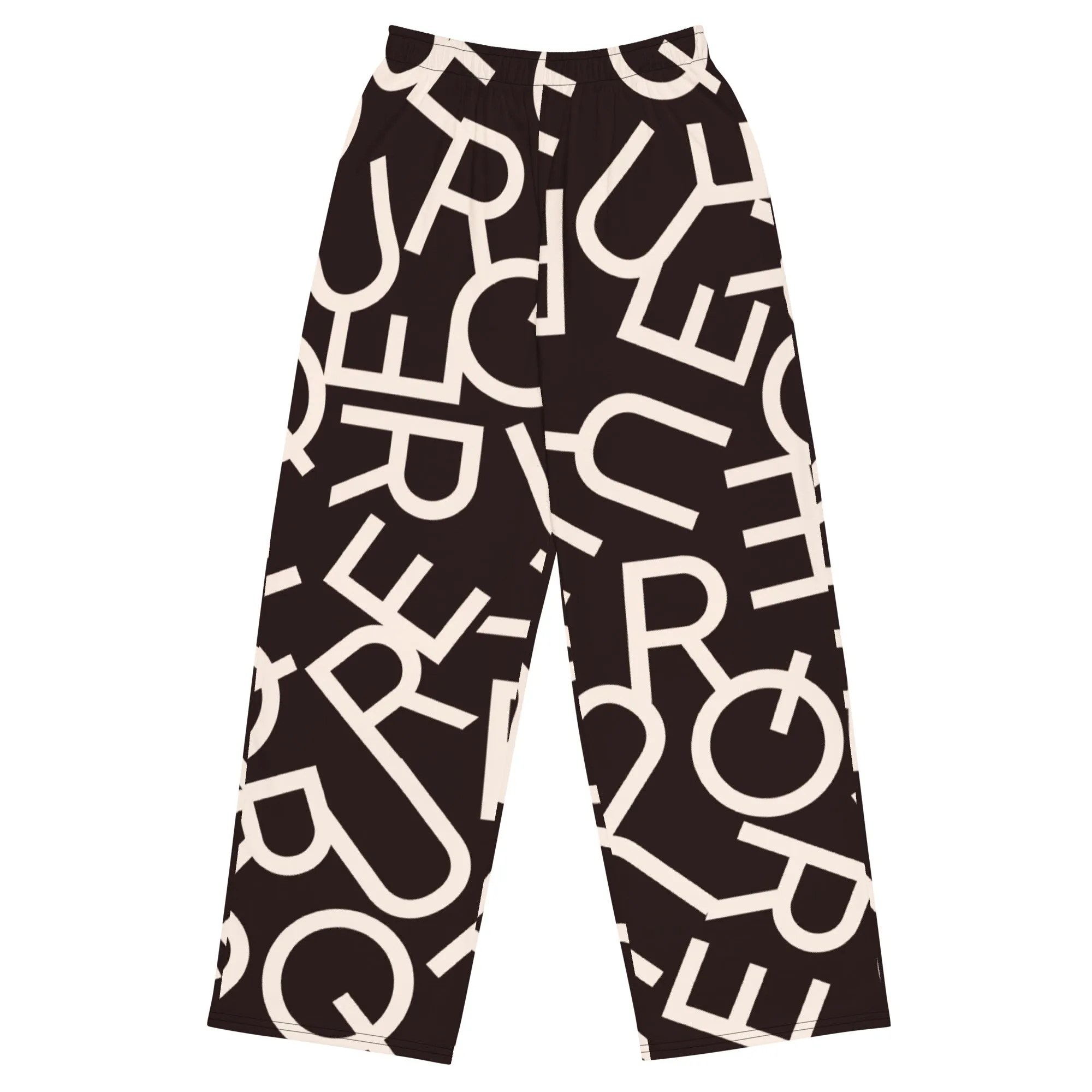 Queer Letters Wide-leg Pants/Trousers