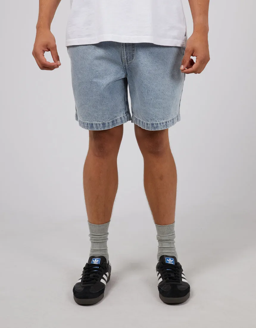 Rider Denim Short Bleach Blue