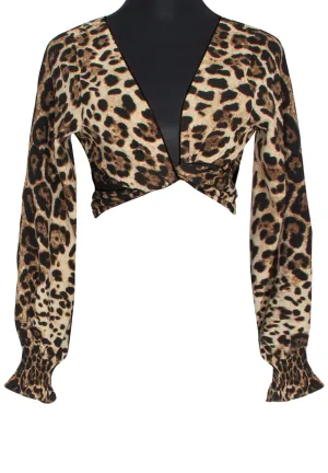 Safari - Cheetah Crop Top (Black)