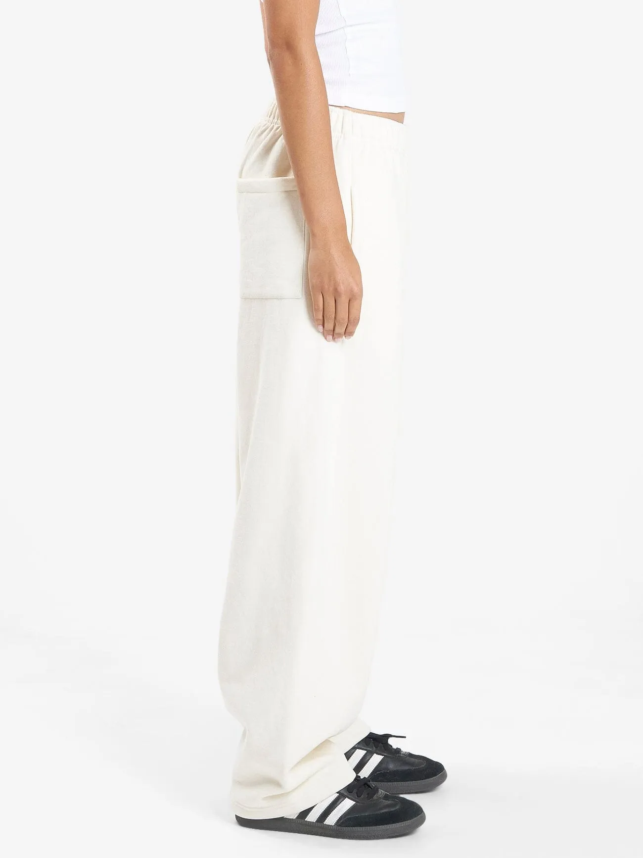 Signature Track Pant - Heritage White