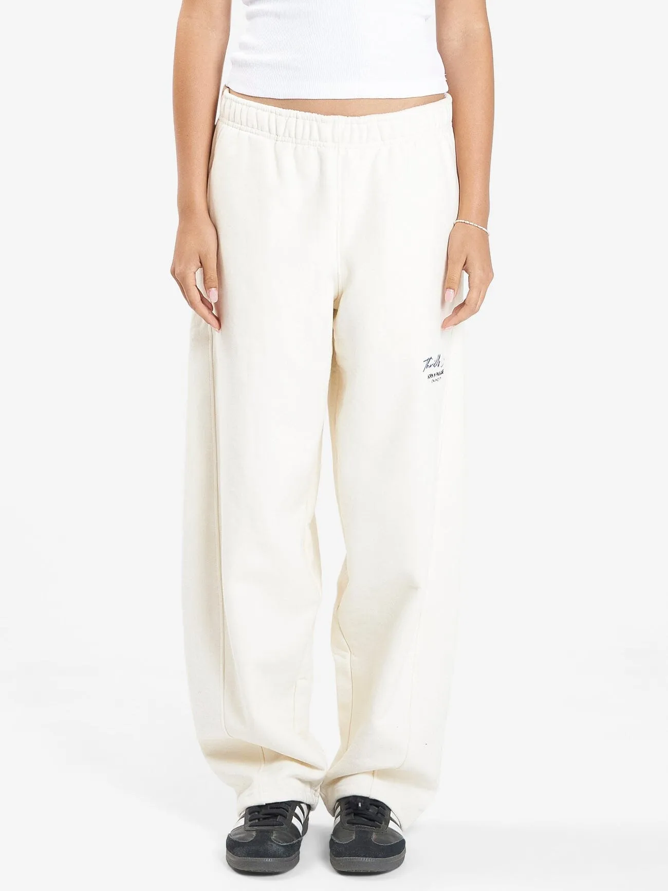 Signature Track Pant - Heritage White