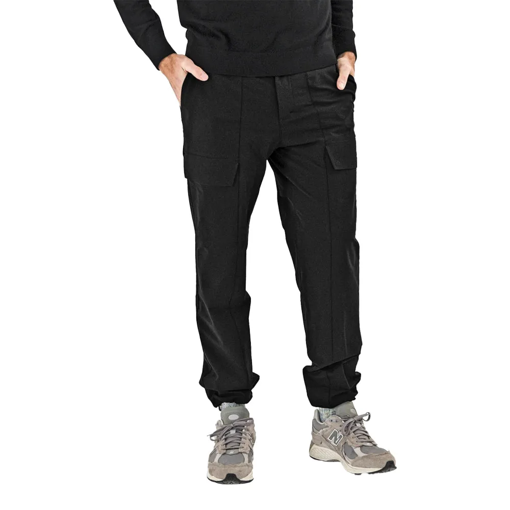 SILENCIOSA Cargo Pants - Black