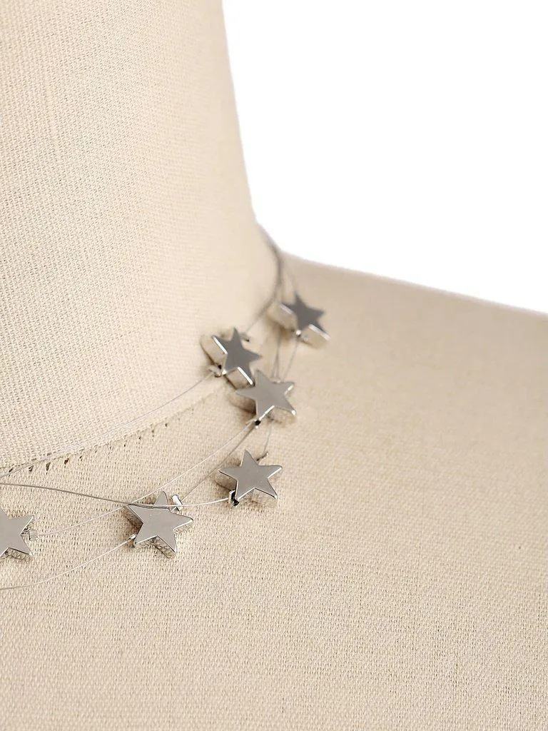 Star Design Layered Necklace