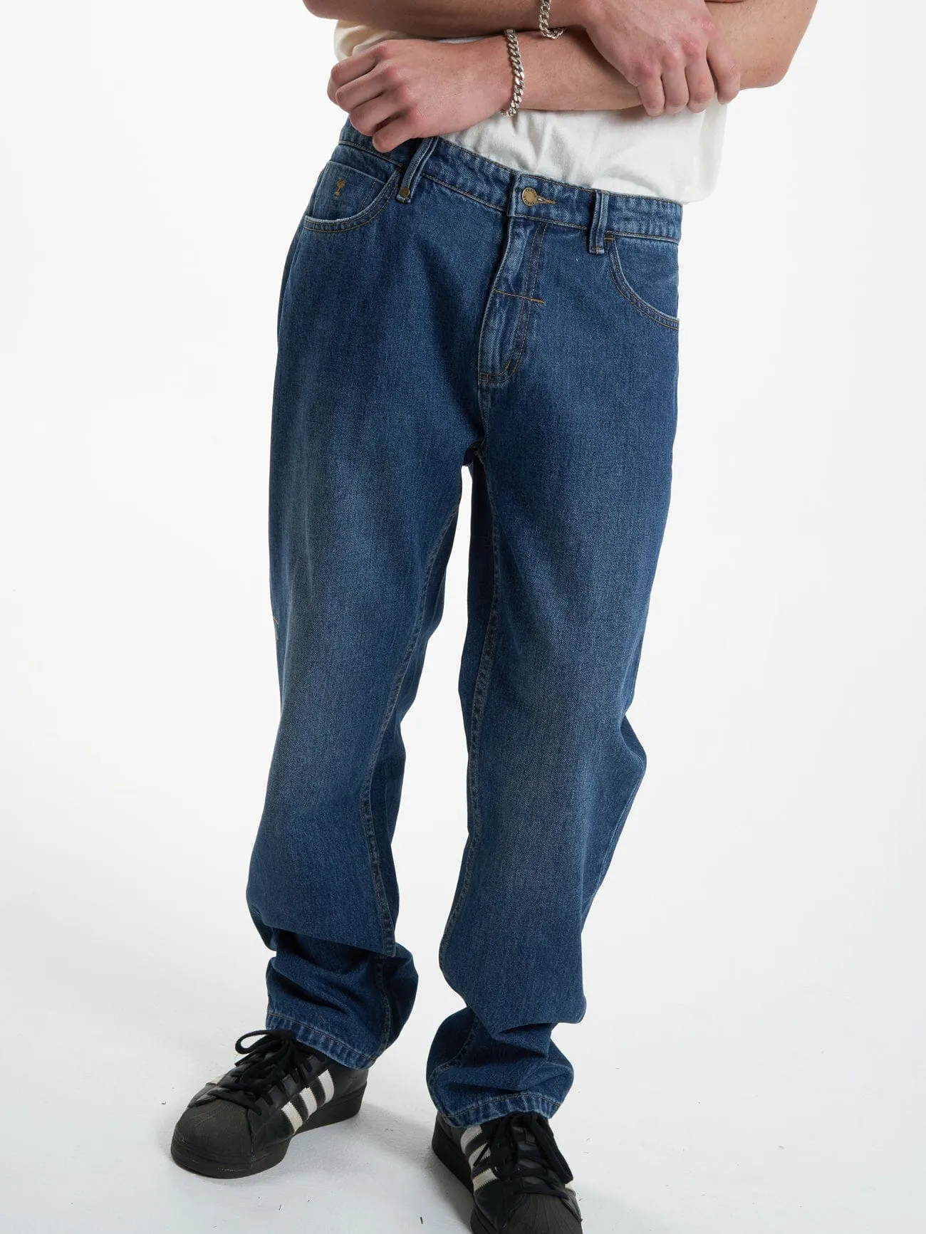 Straight Line Denim Jean - Roadhouse Blue