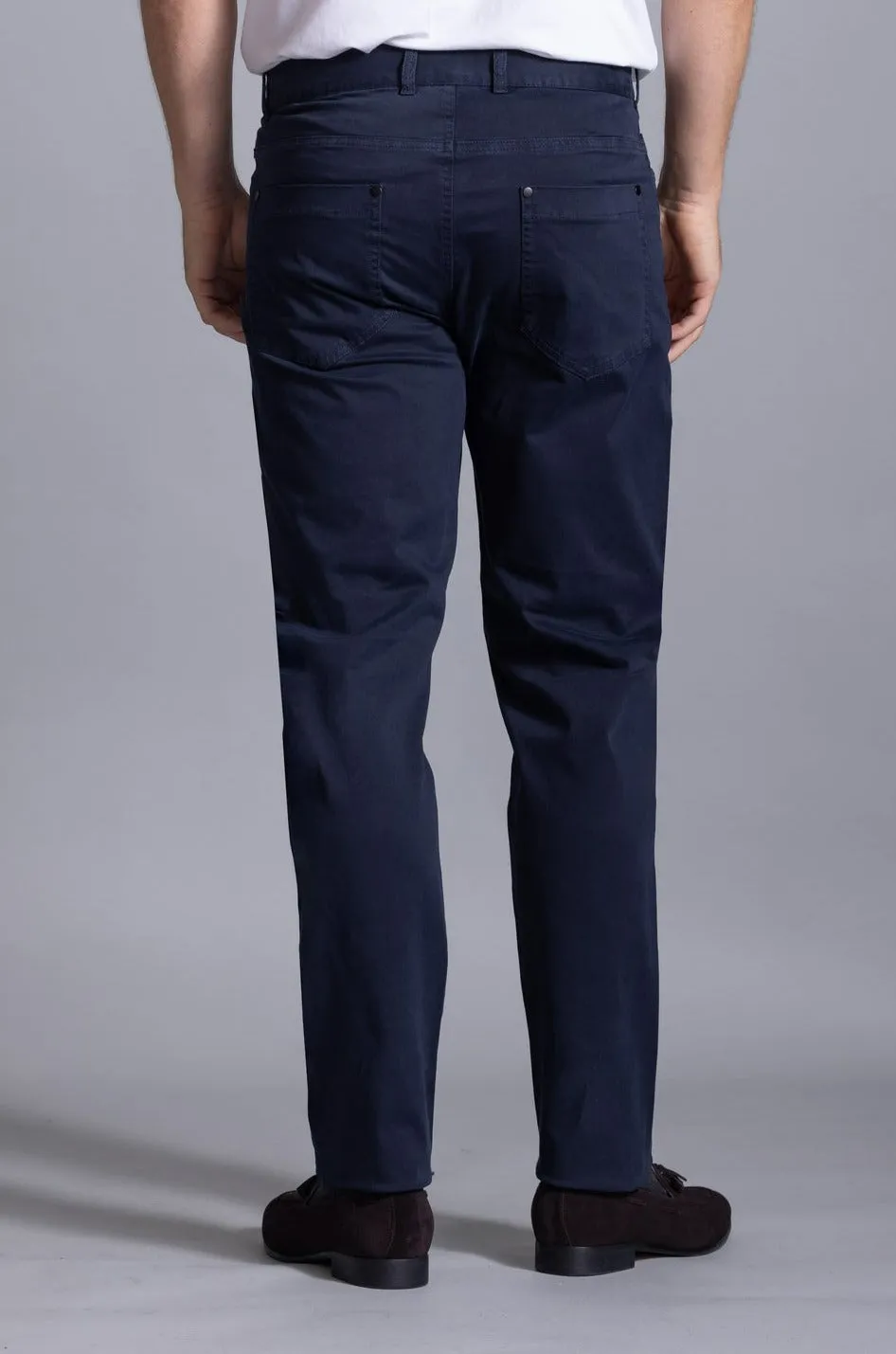 Terry Garment Dyed Chino: Thunderstorm