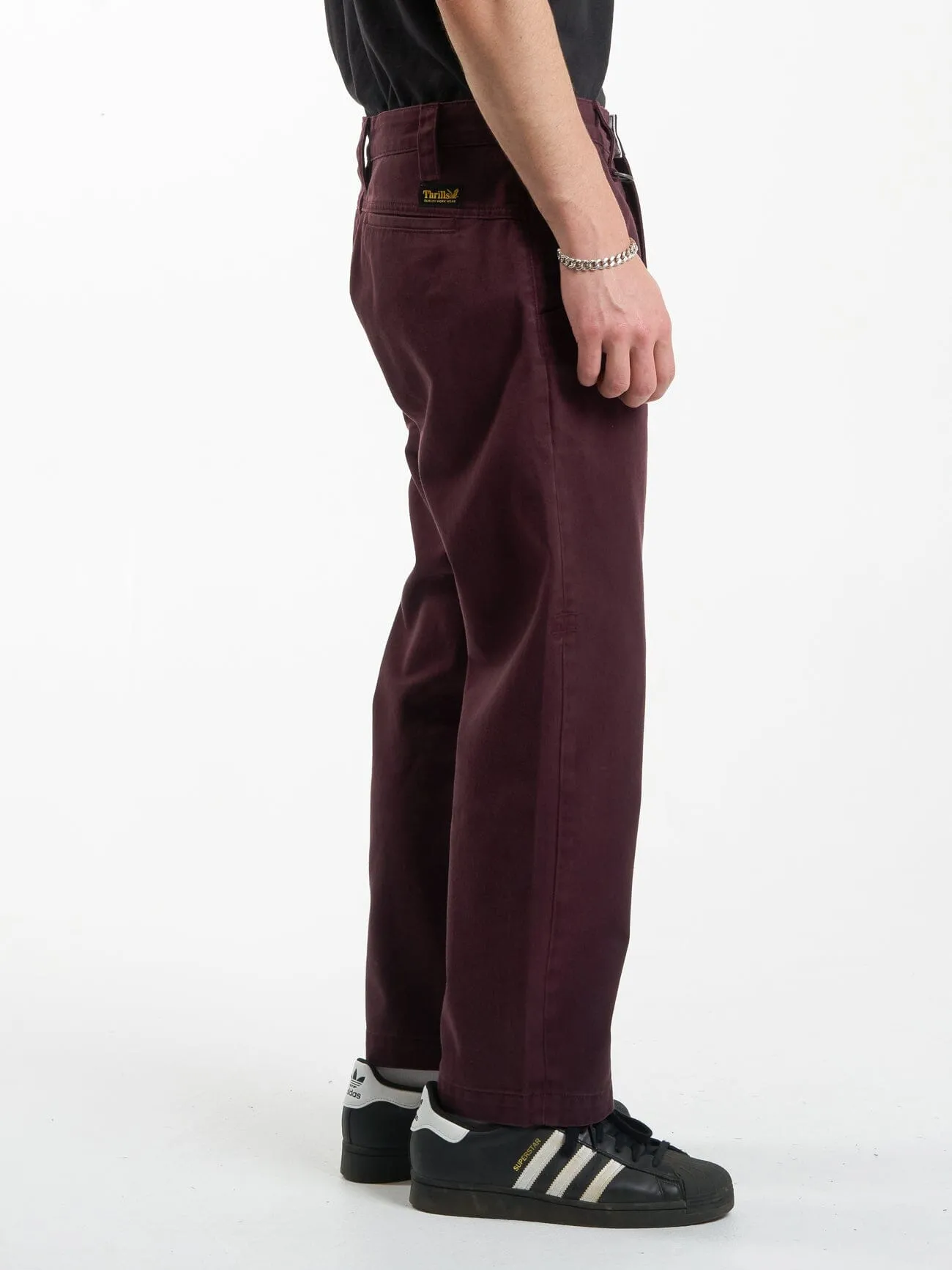 Thrills Union Work Chino - Wine