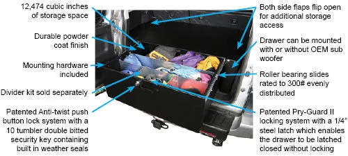 Tuffy Security Cargo Drawer - 2007-2014 FJ Cruiser