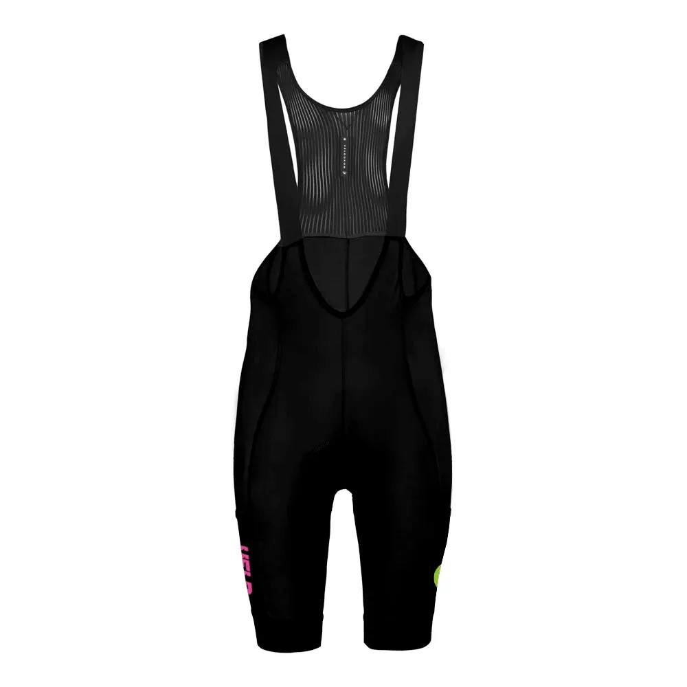 VELODROM RaceDay Cargo Bib Shorts SS24 - Black/Fluor Graphics