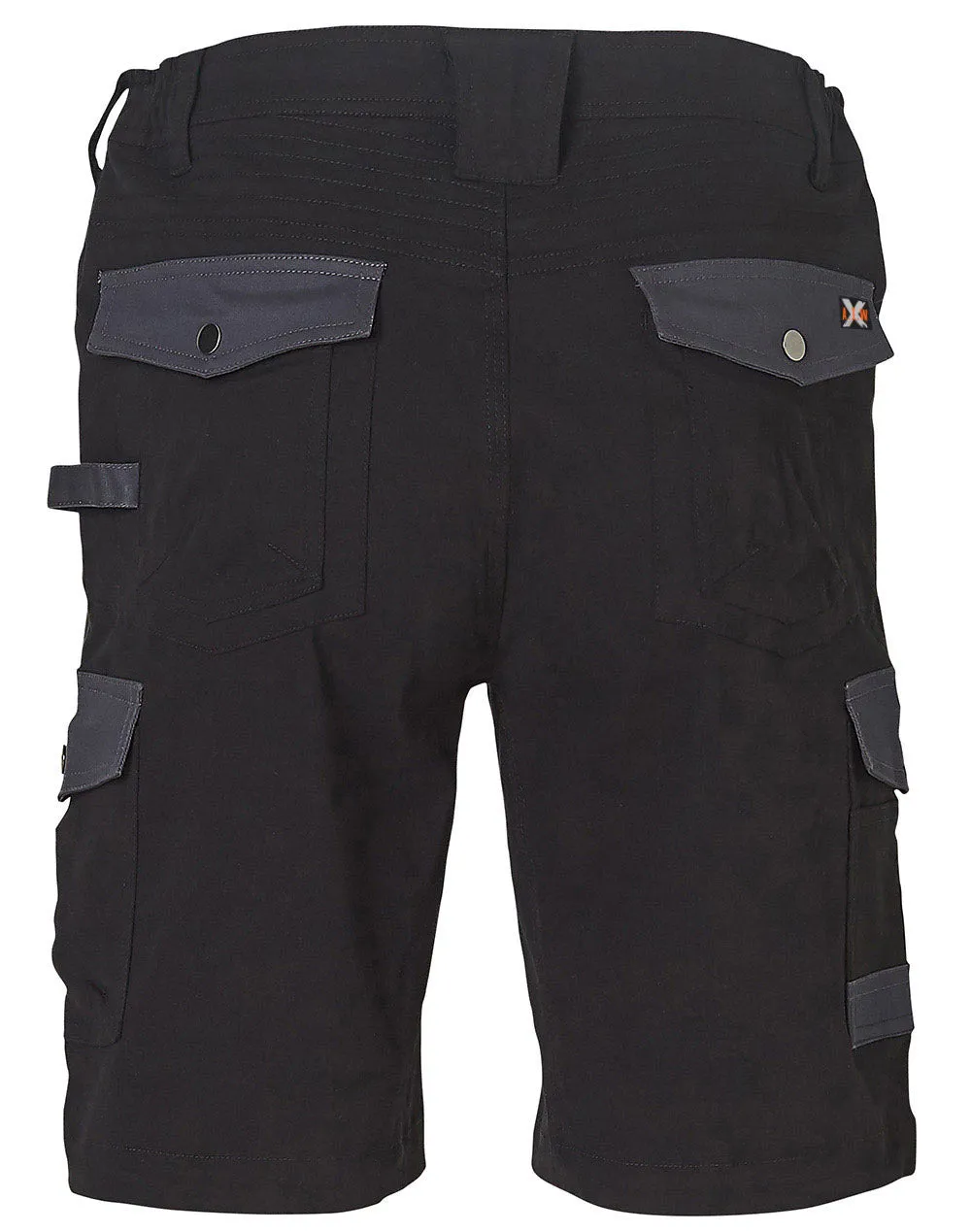 WP23 Men's Stretch Cargo Work Shorts With Design Panel Treatments